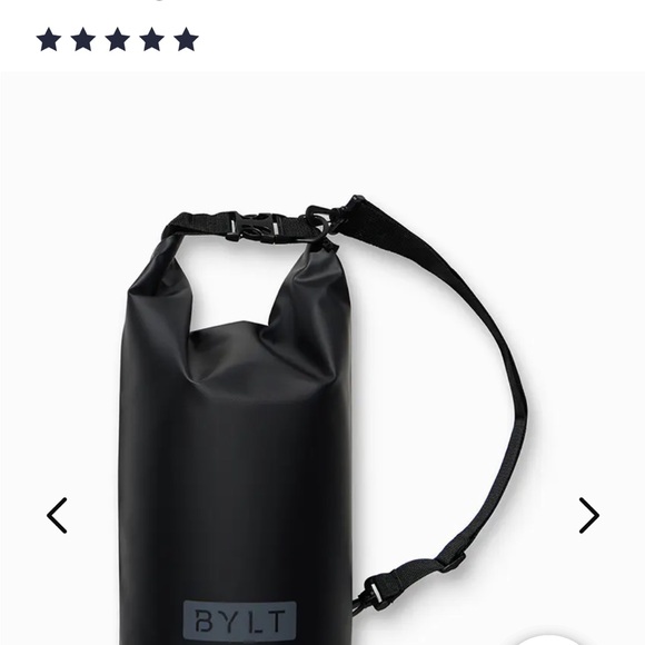 🧳 BYLT Basics; BNWT; Waterproof “BIOS”Black Uni-Sex Travel/Daily “Go To” Bag! - Picture 4 of 11